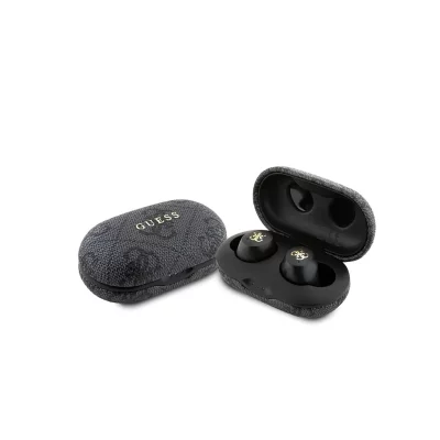 GUESS CG MOBILE &Eacute;couteurs  TWS - ENC 4G - avec &eacute;tui de Chargement - (Noir)