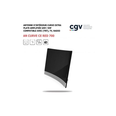 CGV  AN-Curve CE RED - Antenne - curved - TV, HDTV, radio - int&eacute;rieur