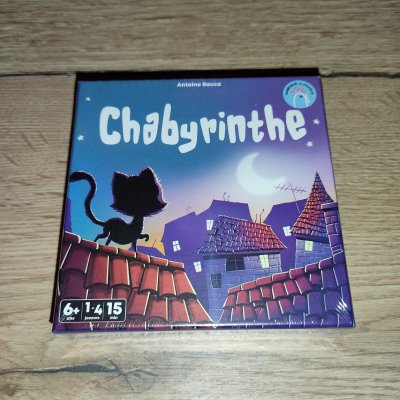 ASMODEE Chabyrinthe - Jeu Strat&eacute;gique au Format Carr&eacute; Pr&ecirc;t &agrave; Emporter - Neuf