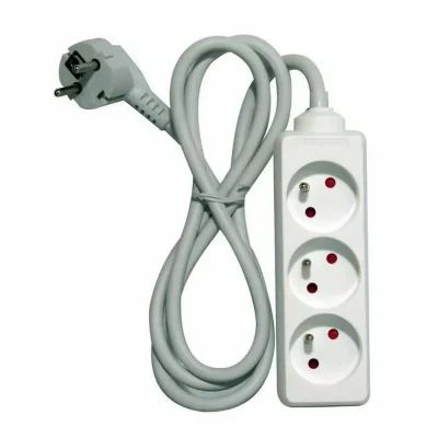 CHACON  Bloc multiprise 3 prises 16A 1,5m blanc