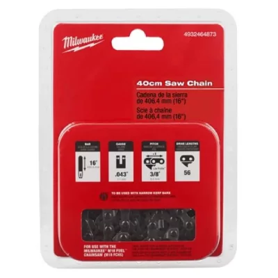 MILWAUKEE Cha&icirc;ne 3/8 x 406 x 1.1  pour tron&ccedil;onneuse - 4932464873