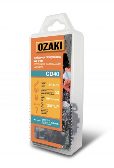 OZAKI Cha&icirc;ne de tron&ccedil;onneuse semi carr&eacute;e: .3/8LP .050 (1,3mm) 53 entra&icirc;neurs