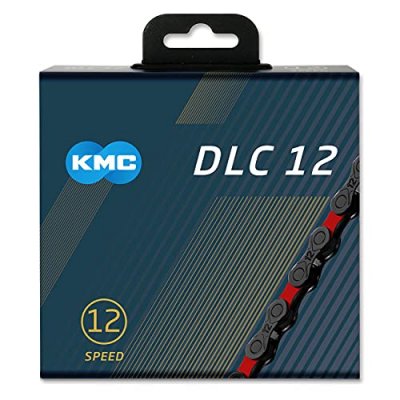 KMC Cha&icirc;ne  DLC12 (12 vitesses) - 126 Links 12 Speed Noir/Rouge
