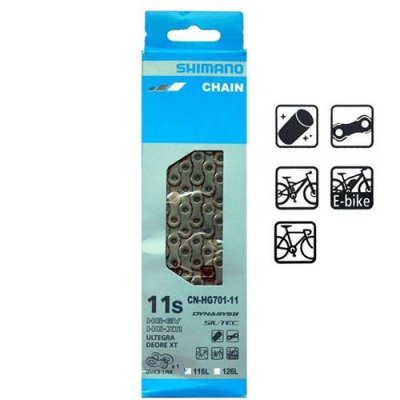SHIMANO Cha&icirc;ne  Ultegra 6800/XT M8000 HG701Q (11 vitesses) - 116 Links