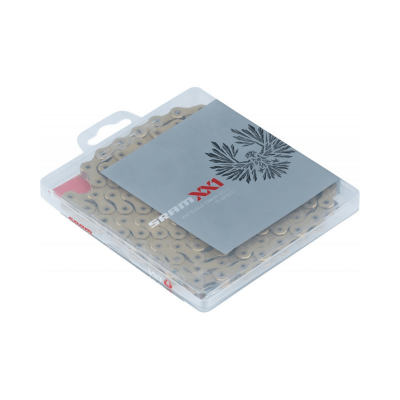 SRAM Chaine VTT/Route  PCXX1 Eagle 12 vitesses - Or} - 126 Links}, Or}