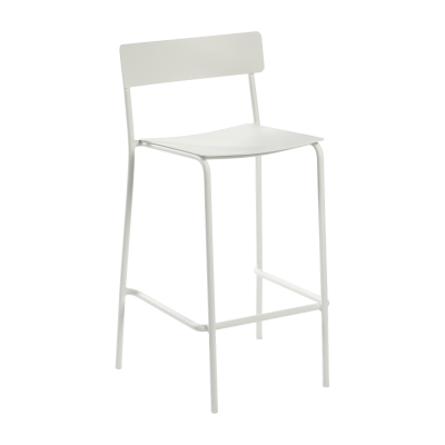 Chaise de bar en aluminium sable August - Serax