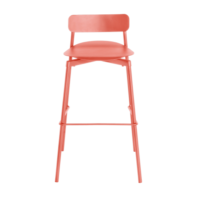 Chaise de bar outdoor corail 65 cm Fromme - Petite friture