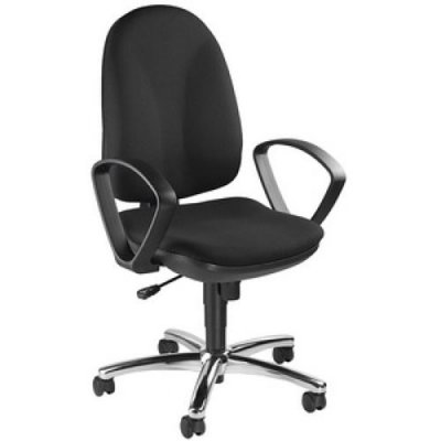 Chaise de bureau dactylo SYNCRO - TOPSTAR - Noir