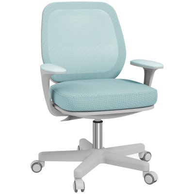 Chaise De Bureau Ergonomique Rev&ecirc;tement Maille Polyester