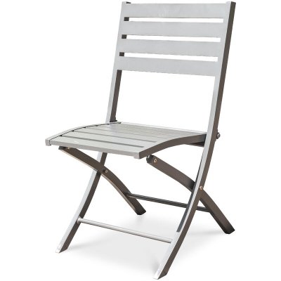 CITYGARDEN Chaise de jardin DCB GARDEN Marius en aluminium gris / argent
