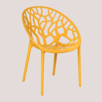 SKLUM Chaise de Jardin Empilable Ores  Moutarde - Moutarde