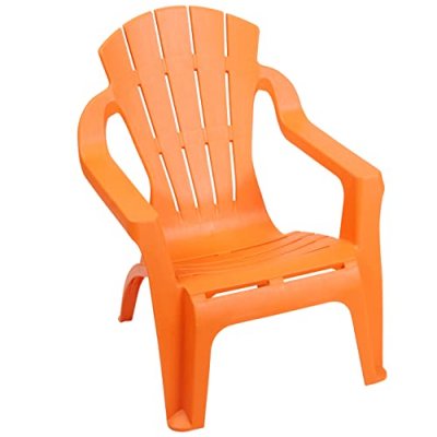  Chaise de Jardin pour Enfant Lounge Plastique Orange - Orange