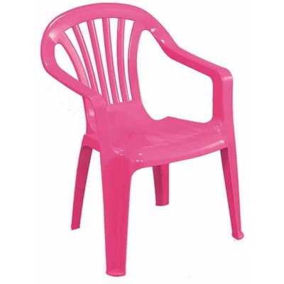  Chaise de Jardin pour Enfant Plastique Fuchsia Empilable