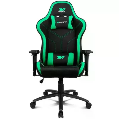 DRIFT Chaise de jeu  DR110 noire/verte