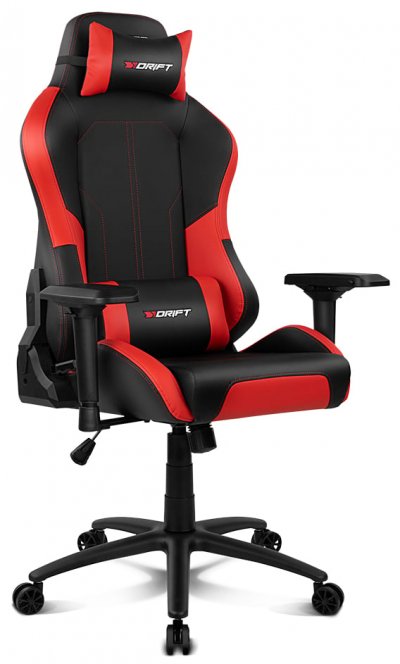 DRIFT Chaise de jeu  DR250 noir/rouge