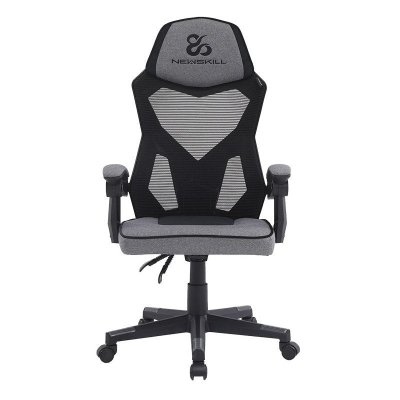 NEWSKILL Chaise de jeu  Eros avec maille ergonomique grise