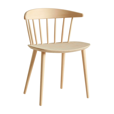 Chaise en bois de h&ecirc;tre naturel J 104 - HAY