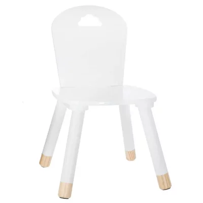 ATMOSPHERA Chaise enfant "douceur' 28cm blanc