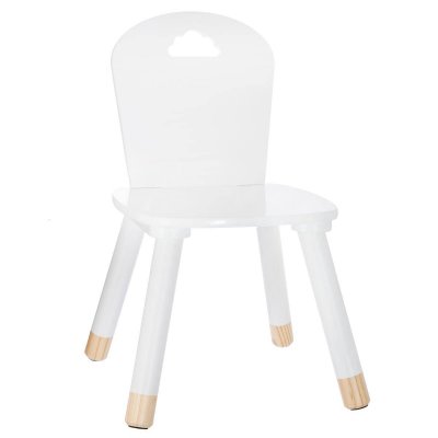 ATMOSPHERA Chaise enfant "douceur' 28cm blanc