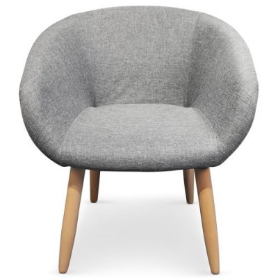 Chaise / Fauteuil style scandinave Frost Gris