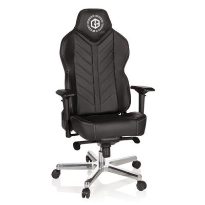 HJH OFFICE Chaise gaming chaise de bureau gamebreaker colossus simili cuir noir  734270 