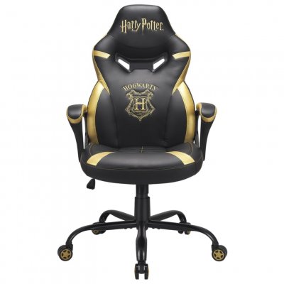 SUBSONIC Chaise gaming Supersonic Junior Harry Potter Hogwarts Black et Or 