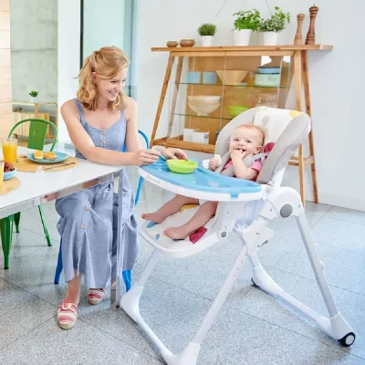 KINDERKRAFT Chaise Haute  Yummy - Multicolore