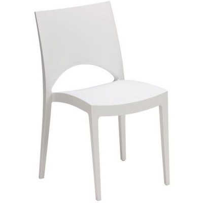 FLEXFURN Chaise June En Polypropyl&egrave;ne Coqcol.:blanc Ass. L:48 Cm