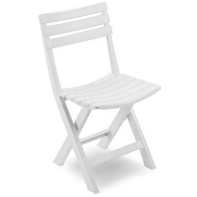 IPAE PROGARDEN Chaise pliante birki blanche ref.862739 CF-6550276