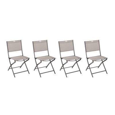 HESPERIDE Chaise pliante Modula  noisette/taupe tonka
