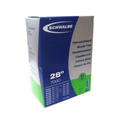 SCHWALBE Chambre &agrave; air City  AV17 700x28-47C valve Schrader (40 mm)