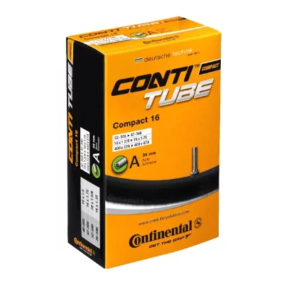 CONTINENTAL Chambre &agrave; air  Compact 16 16x1 3/8-1.75"" valve schrader 34