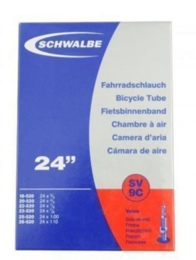 SCHWALBE Chambre &agrave; air de route  24 pouces - 0.75/1.10"" Presta Noir