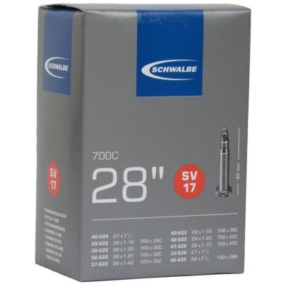 SCHWALBE Chambre &agrave; air de route  - 40mm 28c-45c Presta Chambres &agrave; air