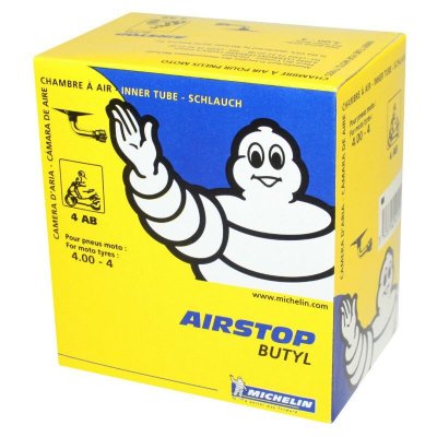 MICHELIN Chambre &agrave; air  scooter 4,00-4 valve coud&eacute;e &agrave; 90&deg;