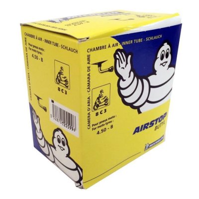 MICHELIN Chambre &agrave; air  scooter 4,50-8 valve coud&eacute;e &agrave; 90&deg;