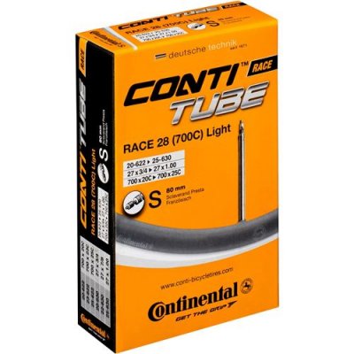 CONTINENTAL Chambre &agrave; air Route  Race Light 700x18-25C Valve Presta (6