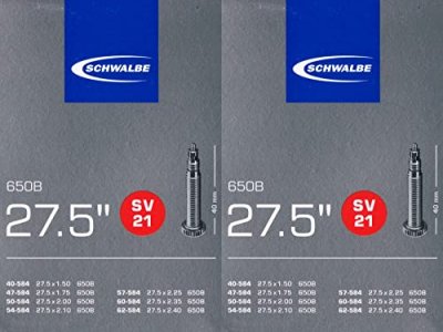 SCHWALBE Chambre &agrave; air  - 27,5x1,50-2,40 40-584 &agrave; 62-584 Presta 40 mm