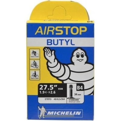 MICHELIN Chambre &Agrave; Air V&eacute;lo 27,5x1,9/2,5  Valve Schrader 34 Mm