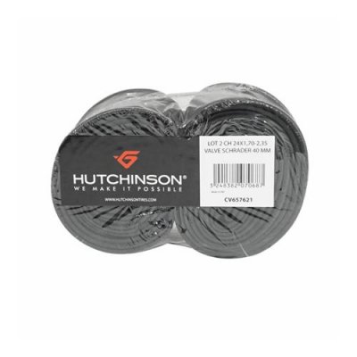 HUTCHINSON Chambre &agrave; air VTT  24x1.70-2.35 valve Schrader (40 mm) (lot