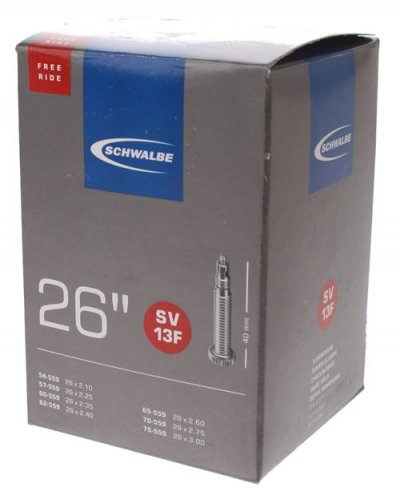 SCHWALBE Chambre &agrave; air VTT  SV13F 26x2.10-3.00 valve Presta (40 mm)