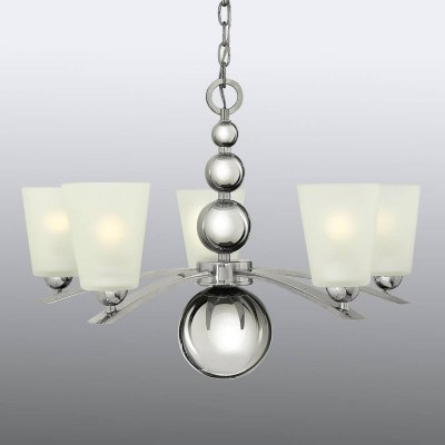 HINKLEY Chandelier zelda 5x60w nickel poli