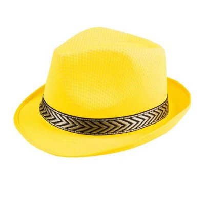 BOLAND Chapeau borsalino trilby jaune adulte