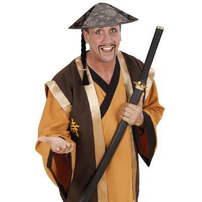 GENERIQUE Chapeau chinois avec tresse noire