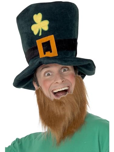 PL RH SMITH & SONS WIGMAKERS LTD TRADING AS SMIFFY S, Chapeau Et Barbe Leprechaun Saint Patrick - Vert