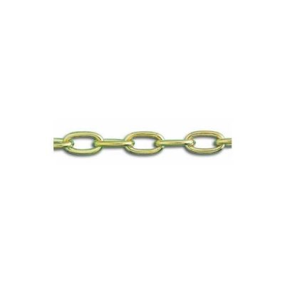 CHAPUIS  LVBF20 Cha&icirc;ne soud&eacute;e for&ccedil;at acier laitonne 24 kg D 2 mm L 2,5 m