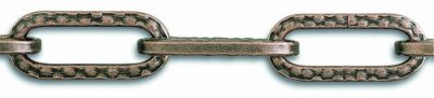 CHAPUIS  LVBL10 Cha&icirc;ne lustrerie martel&eacute; bronze 8 kg D 2 mm L 1,5 m