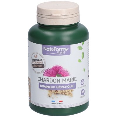 NAT & FORM Chardon marie 200 g&eacute;lules nat et form