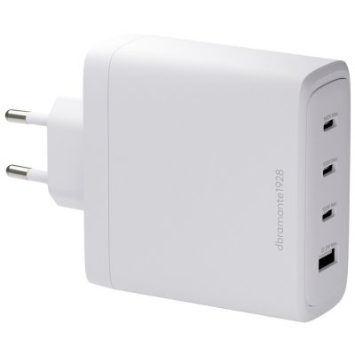 DBRAMANTE1928 Chargeur 140W 3x USB-C Blanc Int&eacute;rieur 