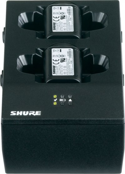 SHURE Chargeur 2TX-accus Avec Alim 